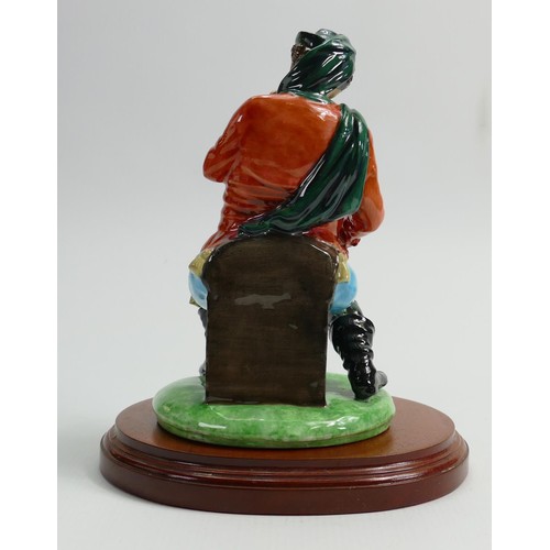 348 - Reg Johnson & Sons figure FALSTAFF: A scarce figure standing 20.5cm excluding wooden base.