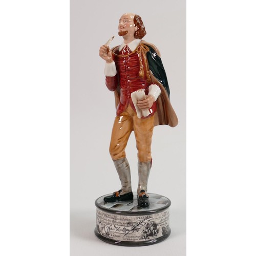 398 - Royal Doulton prestige figure William Shakespeare HN5129: From the Pioneers collection, limited edit... 