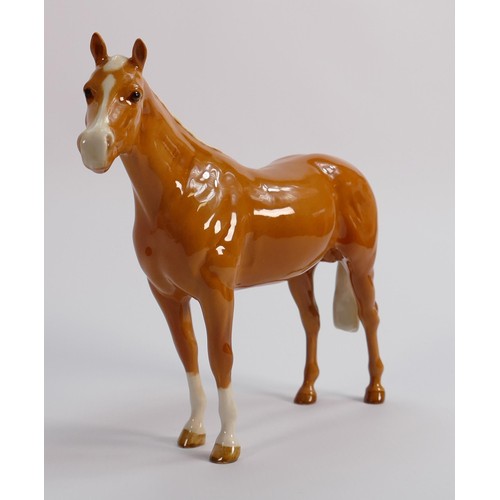 409 - Beswick Palomino thoroughbred stallion 1772: