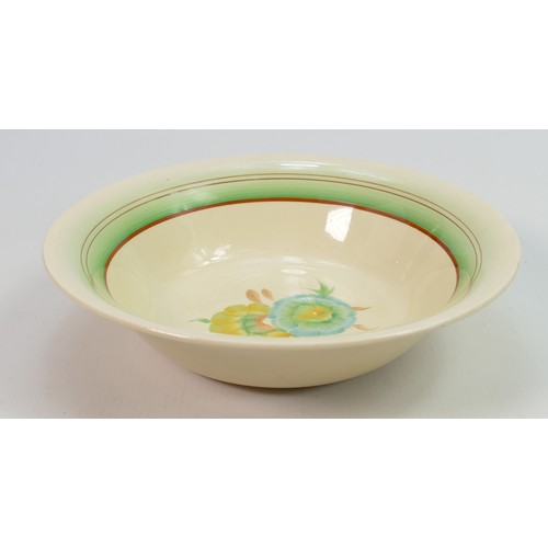 415 - Clarice Cliff Newport bowl in the Rhodanthe design: C1930s, diameter 22.5cm.