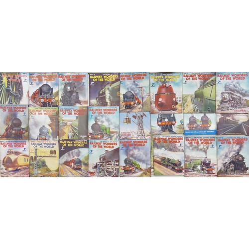 664 - A complete set of 50 copies of 1930's Railway Wonders of The World Magazines: