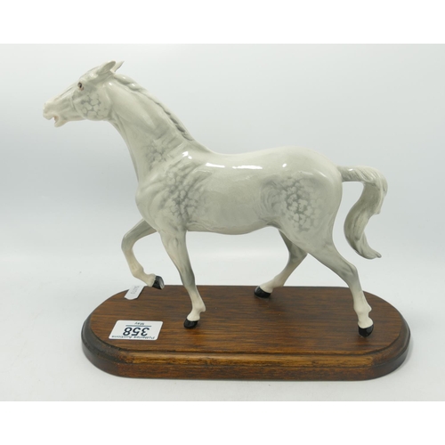 358 - Beswick Grey Spirit of Fire 2829: on wooden plinth