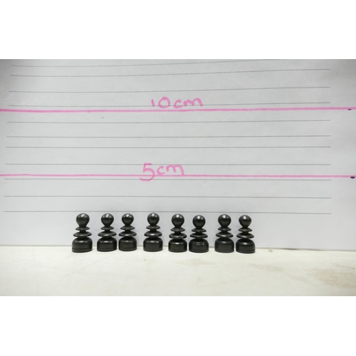 503 - A collection of Early 20th Century Wooden Incomplete Chess Pieces: please see images for size and co... 