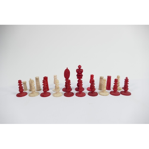 513 - A collection of early Bone Chess Pieces: tallest 7.4cm ,Damages noted, Please Study images as no con... 