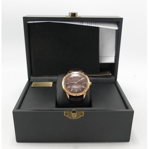 538 - Boxed James McCabe Herritage Gents Automatic Watch: RRP £149  purchased by vendor as part a collecti... 