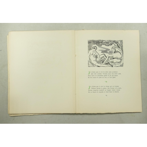 822 - Pibrac Quatrains Erotiques de Pierre Louys Erotic limited edition book: Numbered 42 of 280, in Frenc... 