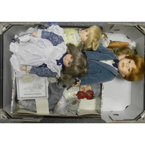 172 - A collection of Alberon & similar Collectors dolls:
