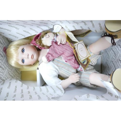 1015 - A collection of Boxed Alberon Collectible Porcelain Dolls to include: Molly, Kathleen, Ruby, Mai, An... 