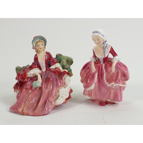 26d - Royal Doulton Lady Figures Lydia & Goody Two Shoes(2):