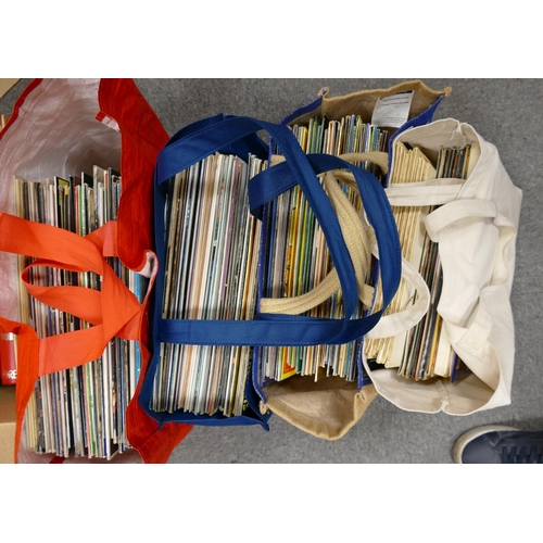 792 - A large collection of easy listening LP's : four large bags full