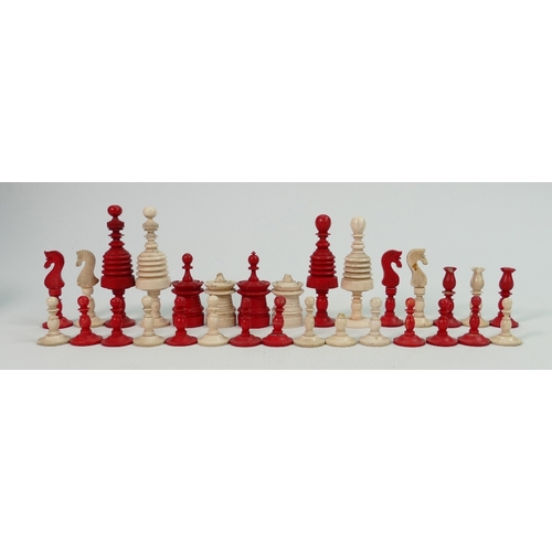 927b - Large Mixed Collection of Chess pieces: to include Ceramic pieces and Turned & Carved Part sets. (1 ... 