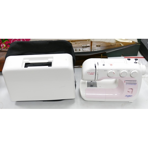 35 - New Home by Janome Harmony 2041 cased sewing machine: