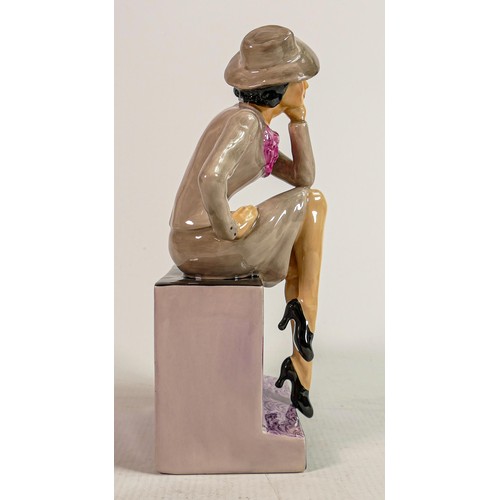50 - Peggy Davies Marlene Dietrichs figurine : Artist original colourway 1/1 by Victoria Bourne