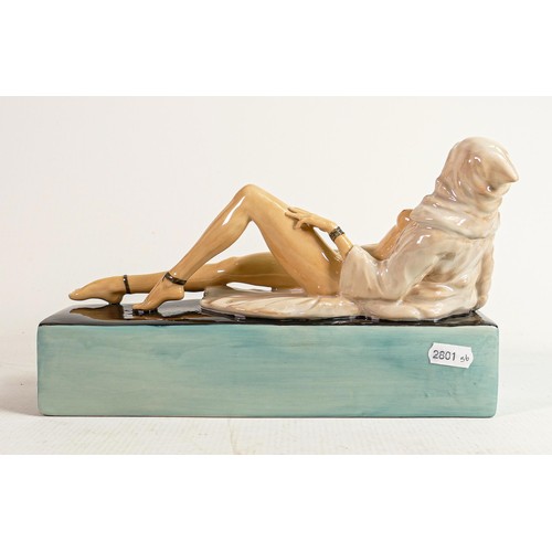 57 - Peggy Davies erotic Temptress figurine: Artist original colourway 1/1 by Victoria Bourne