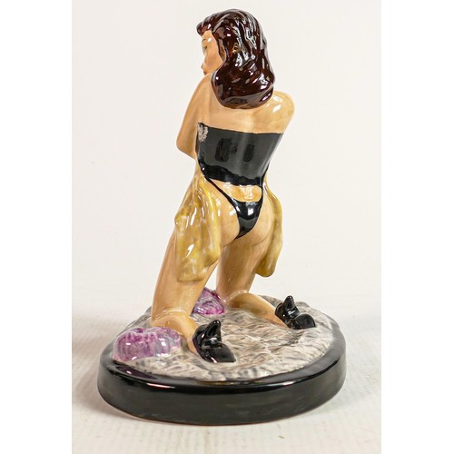 58 - Peggy Davies erotic Phoebe figurine: Artist original colourway 1/1 by Victoria Bourne