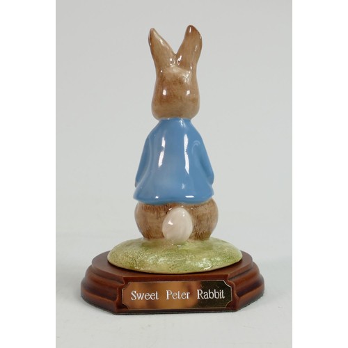 72 - Beswick Beatrix Potter figure: Sweet Peter Rabbit,
special gold edition for Peter Rabbit & friends o... 