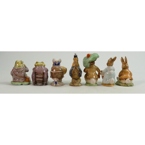 93 - Beswick BP3 Beatrix Potter figures: Benjamin Bunny, Mr Jackson, Cecily Parsley, Benjamin Bunny, Sall... 