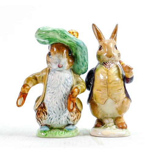 111 - Beswick Beatrix Potter BP2 figures Benjamin Bunny & Mr Benjamin Bunny (2):