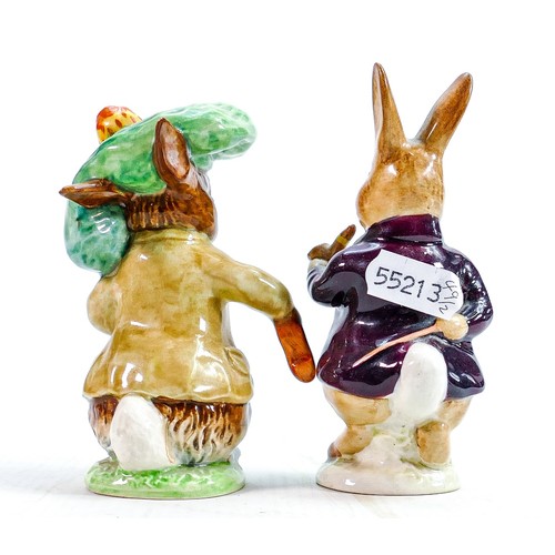 111 - Beswick Beatrix Potter BP2 figures Benjamin Bunny & Mr Benjamin Bunny (2):