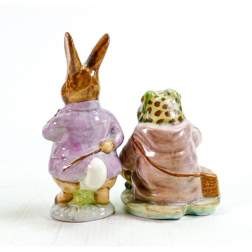 118 - Beswick Beatrix Potter BP2 figures Mr Benjamin Bunny & Mr Jeremy Fisher (2):