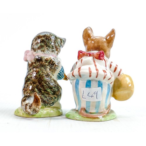 119 - Beswick Beatrix Potter BP2 figures Mr Tittlemouse & Miss Moppet (2)