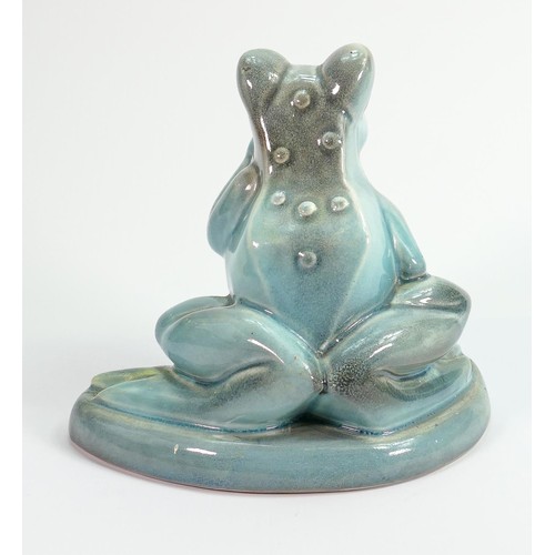 130 - Beswick blue gloss Frog 368: