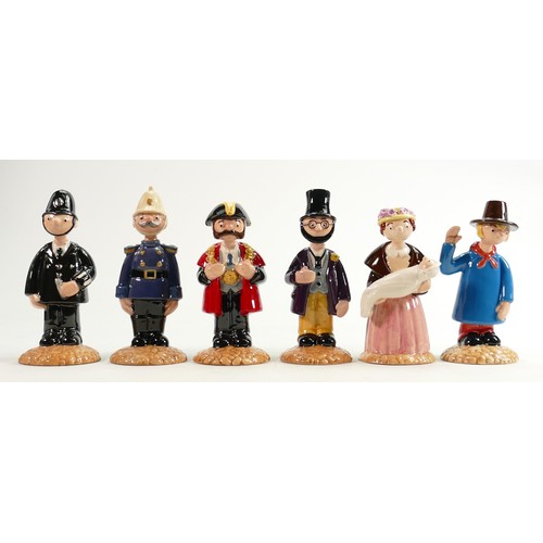 141 - A collection of boxed Beswick Trumpton figures to include: Captain Flack TR1, The Mayor TR2, PC Mcga... 