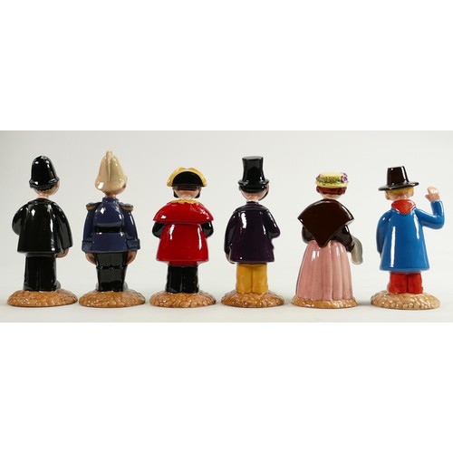 141 - A collection of boxed Beswick Trumpton figures to include: Captain Flack TR1, The Mayor TR2, PC Mcga... 