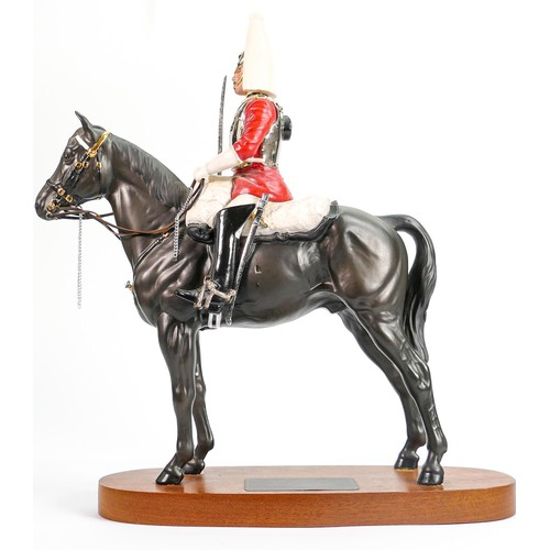 156 - Beswick Connoisseur Lifeguard on Horse:
2562 on wooden plinth.