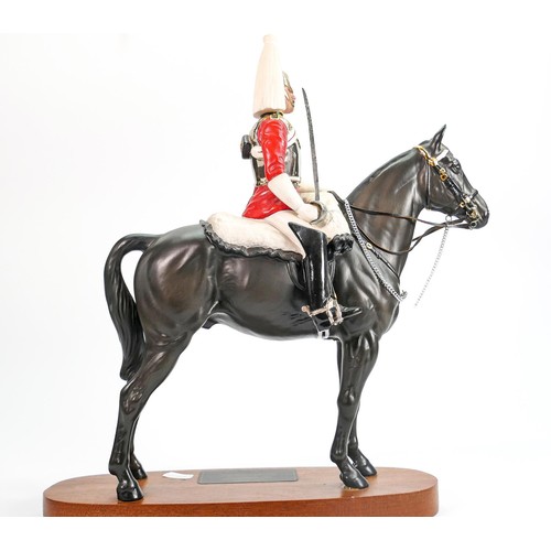 156 - Beswick Connoisseur Lifeguard on Horse:
2562 on wooden plinth.