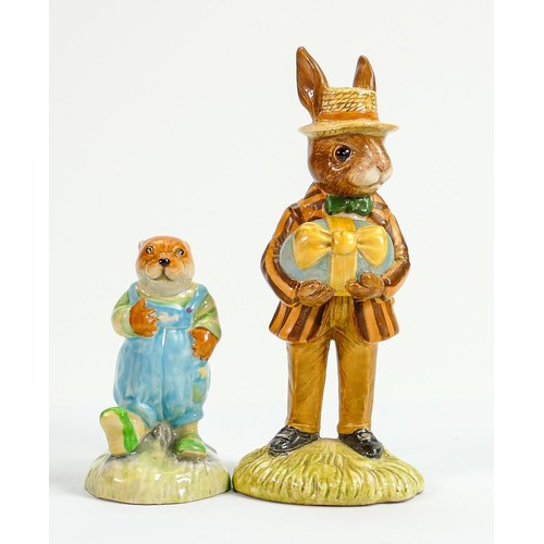 169 - Royal Doulton prototype bunnykins figure Mr Bunnykins at the Easter parade: Painted in a different c... 