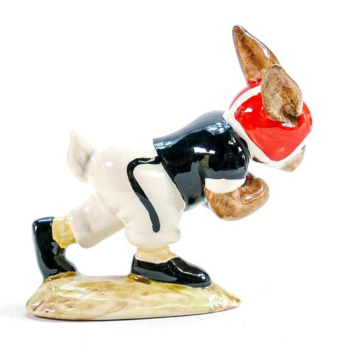 172 - Royal Doulton Bunnykins figure Touchdown: DB98, limited edition in Cincinnati College colours