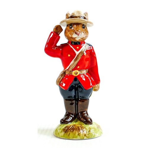 185 - Royal Doulton Bunnykins figure Mountie: DB135
limited edition 750.