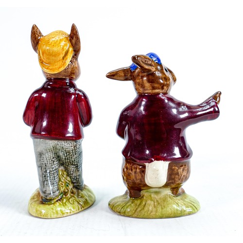 209 - Royal Doulton Bunnykins The Artist DB13 and Mr Bunnykins Autumn days DB5: Both signed Harry Sales (2... 