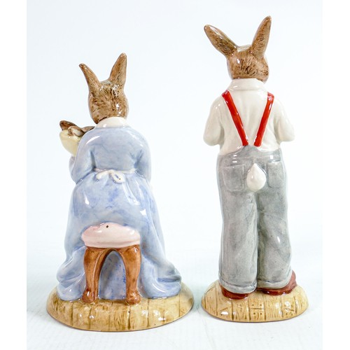 210 - Royal Doulton Bunnykins figures Mother & Baby DB226 and Father DB227 (2)