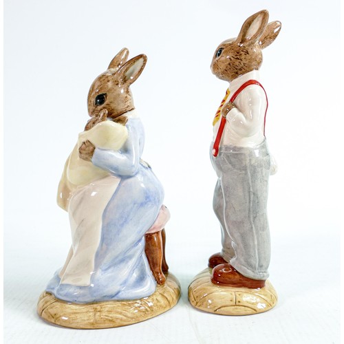 210 - Royal Doulton Bunnykins figures Mother & Baby DB226 and Father DB227 (2)