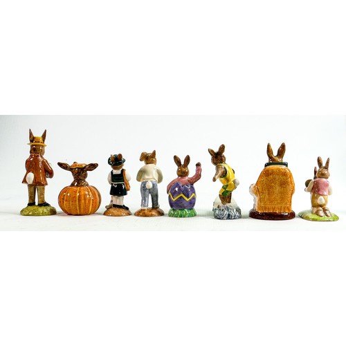 253 - Royal Doulton Bunnykins figures to include: Mr Bunnykins DB18, Sweetheart DB130, Easter Surprise DB2... 