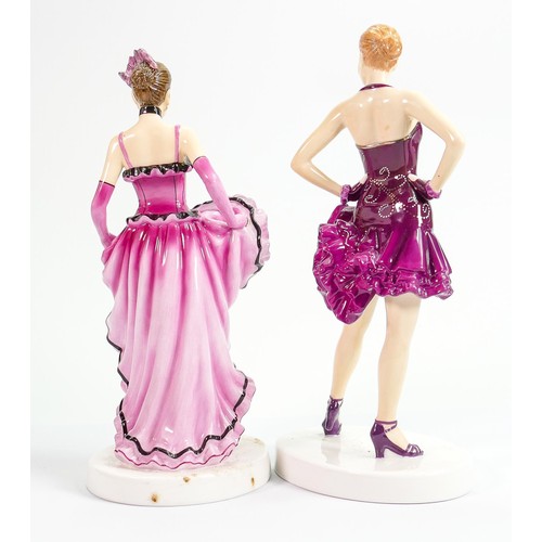 264 - Royal Doulton limited edition lady figures The Jive HN5446 & French Can Can HN5571 (2):