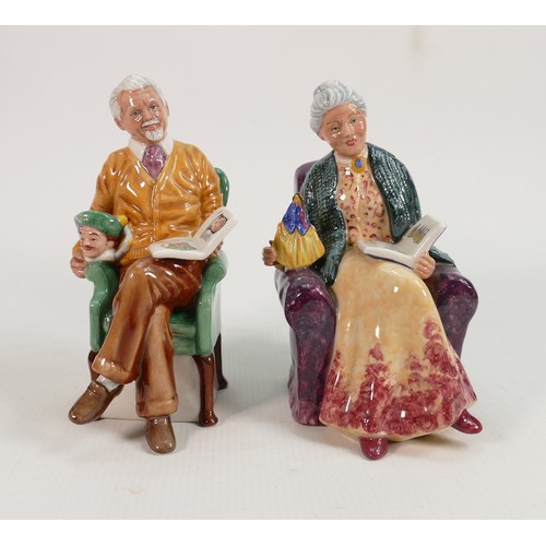 281 - Royal Doulton Character Figures: Pride & Joy HN2945 & Prized Possessions HN2942 (2)