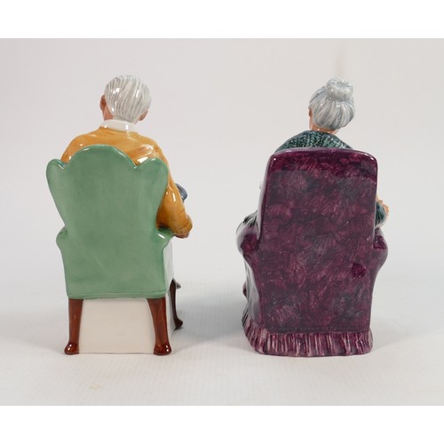 281 - Royal Doulton Character Figures: Pride & Joy HN2945 & Prized Possessions HN2942 (2)