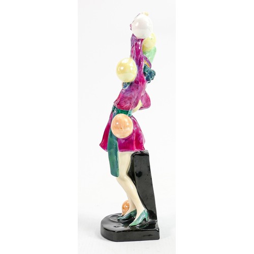 284 - Royal Doulton china figure Folly HN1335: Impressed date for 1930, h.23cm.