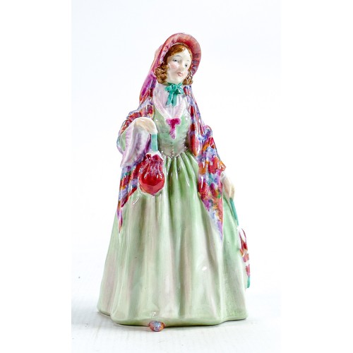 307 - Royal Doulton figure Miss Winsome HN1666: Impressed date 1935, h.17.25cm.