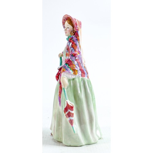 307 - Royal Doulton figure Miss Winsome HN1666: Impressed date 1935, h.17.25cm.