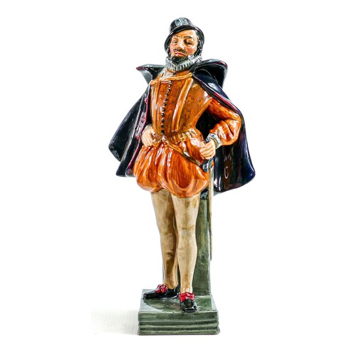 316 - Royal Doulton early earthenware character figure Sir Walter Raleigh: HN2015, h.30cm.