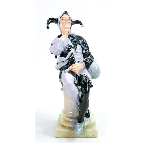 334 - Royal Doulton Jester HN55: In lavender & black colour way, height 23cm.