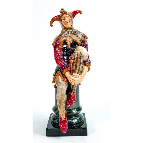 338 - Royal Doulton Jester HN1702: Impressed date 1936, height 27cm.