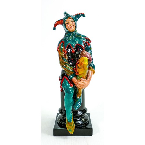 341 - Royal Doulton The Jester in prototype colour way: Height 26cm.