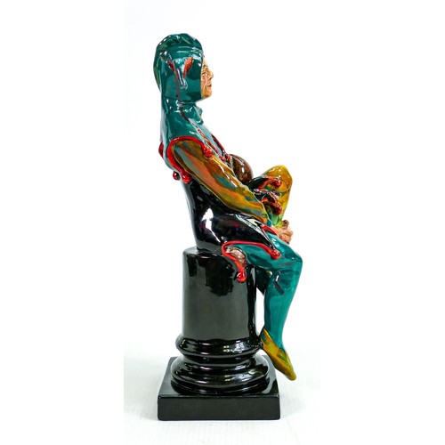 341 - Royal Doulton The Jester in prototype colour way: Height 26cm.