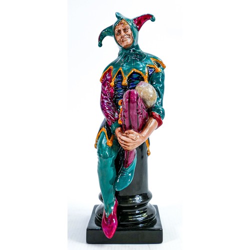 342 - Royal Doulton The Jester in prototype colourway: Not for resale backstamp, height 24.5cm