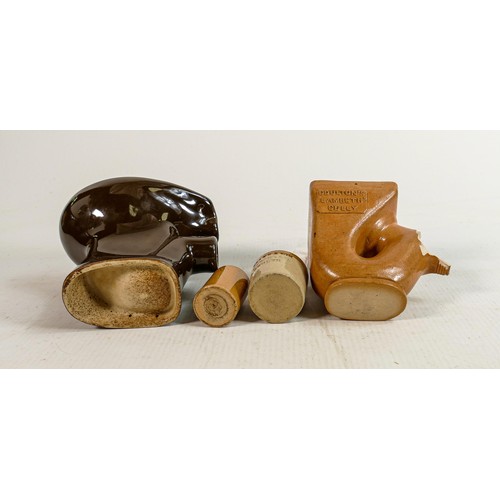 494 - Doulton Stone ware miniature underground pipes and items to include: Doulton Lambeth Cully toilet (d... 